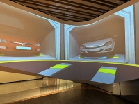近日，jxf吉祥坊实现了机勘院展厅异形屏内容造作