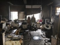 办公楼早晨动怒，大片工位被销毁！警惕这个隐患……